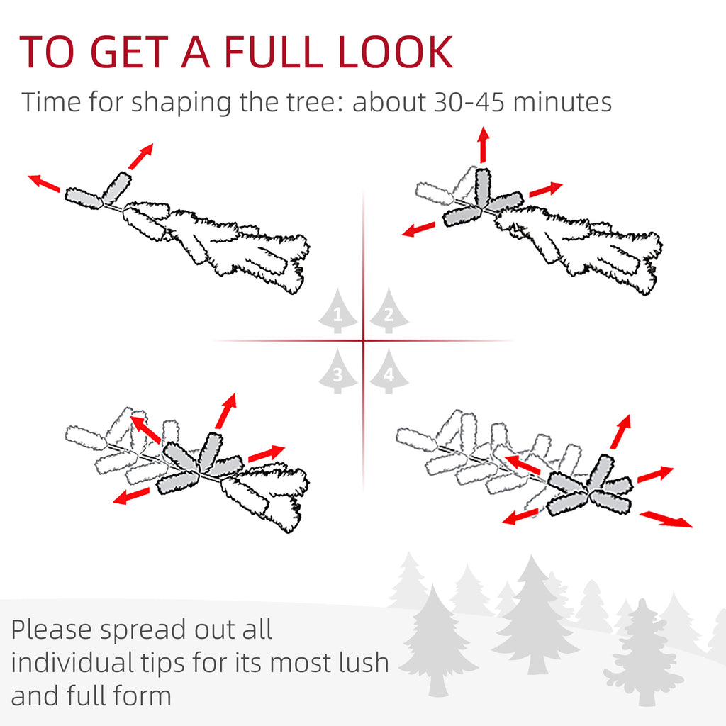 6' Prelit Artificial Christmas Trees Home Decor